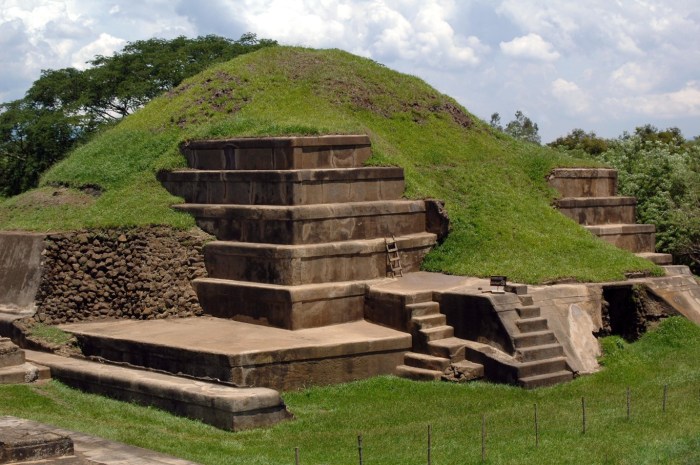 Ruinas mayas en el salvador