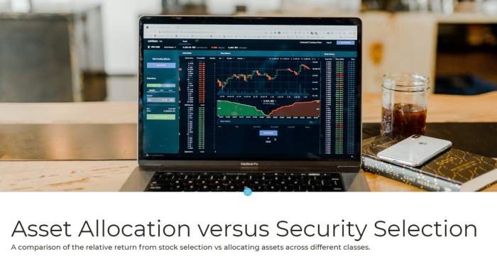 Allocation selection asset security vs