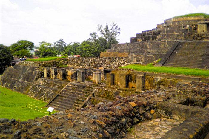 Ruinas mayas en el salvador